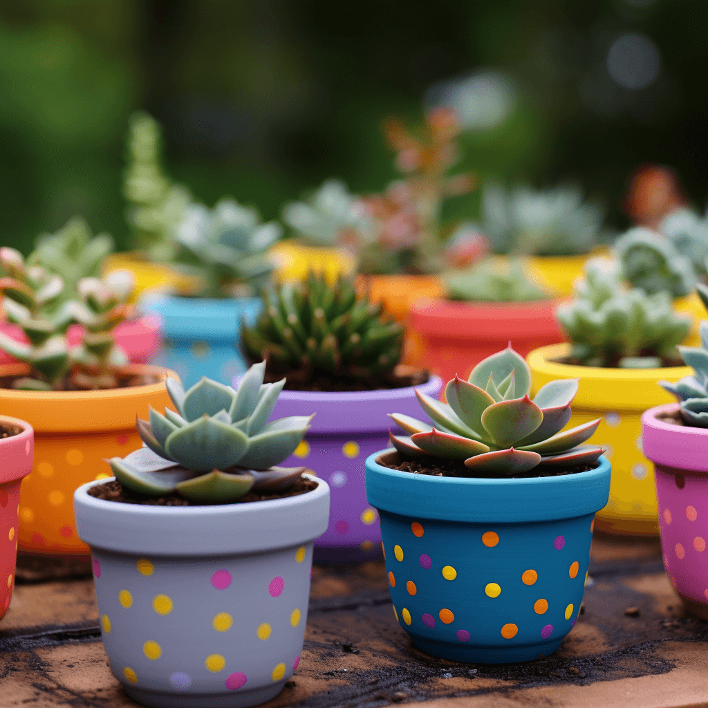 DIY of Decorating a Flower Pot and What Plants Really Need