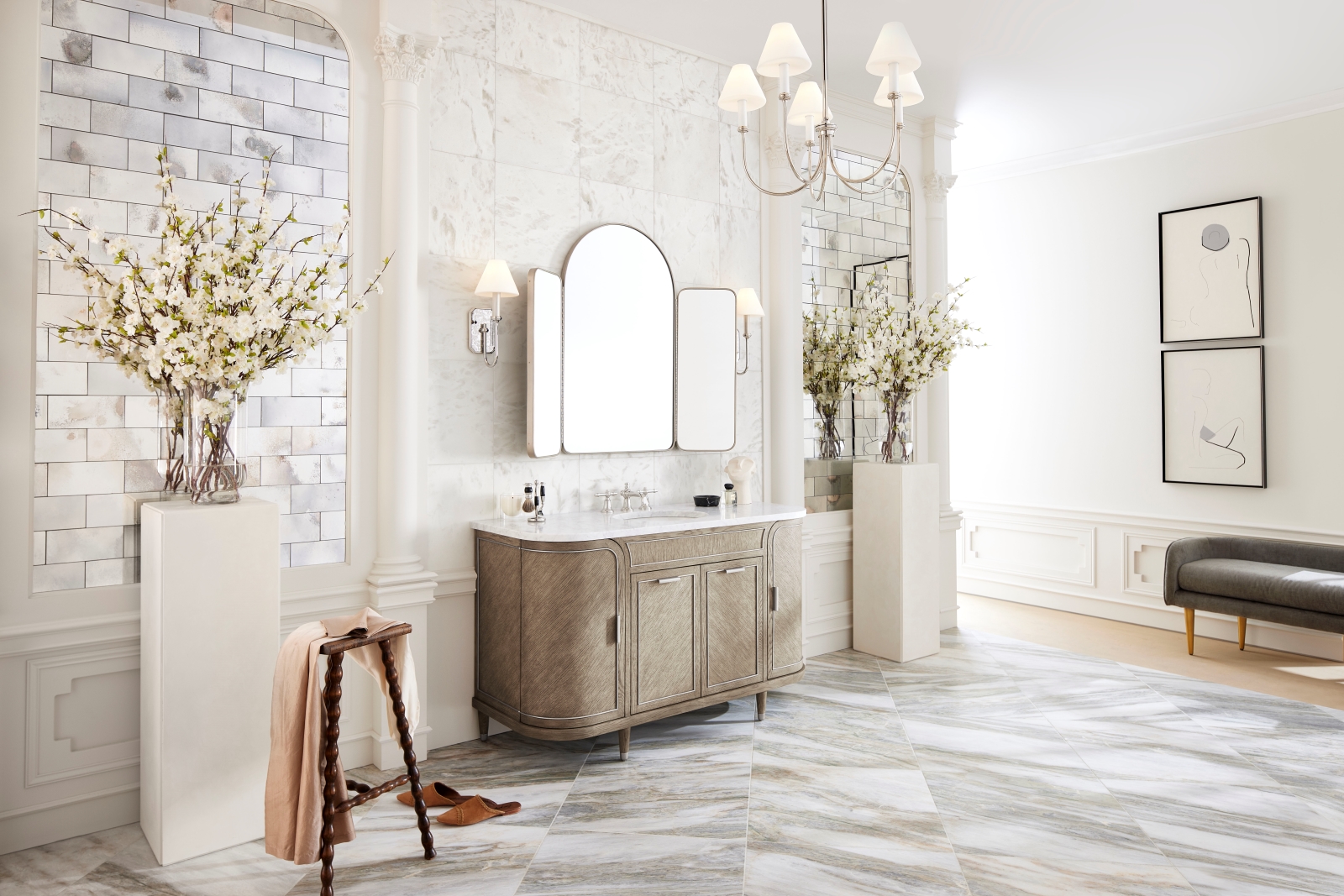 Beyond Basic, Creative Modern Beige Bathroom Ideas for a Unique Look in 2025