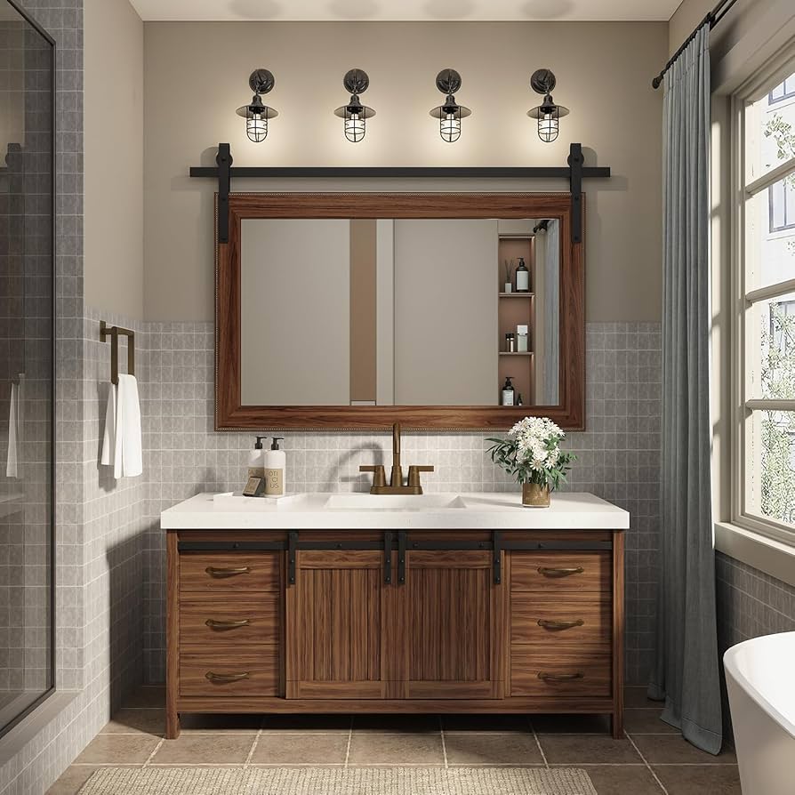 Farmhouse Bathroom Mirror Ideas 2025, The Ultimate Guide to Rustic & Chic Styles
