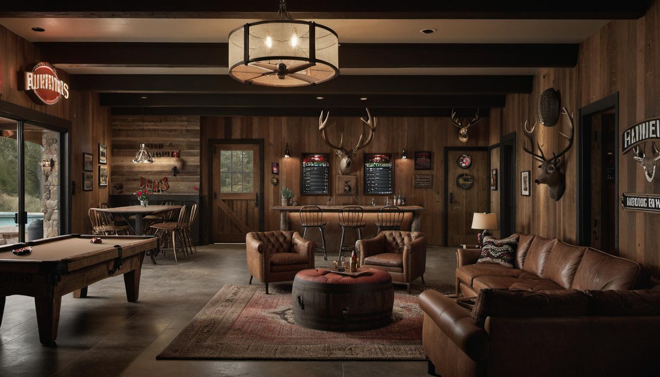 Man Cave Wall Decor Ideas, Personalize Your Zone with These 2025 Trends