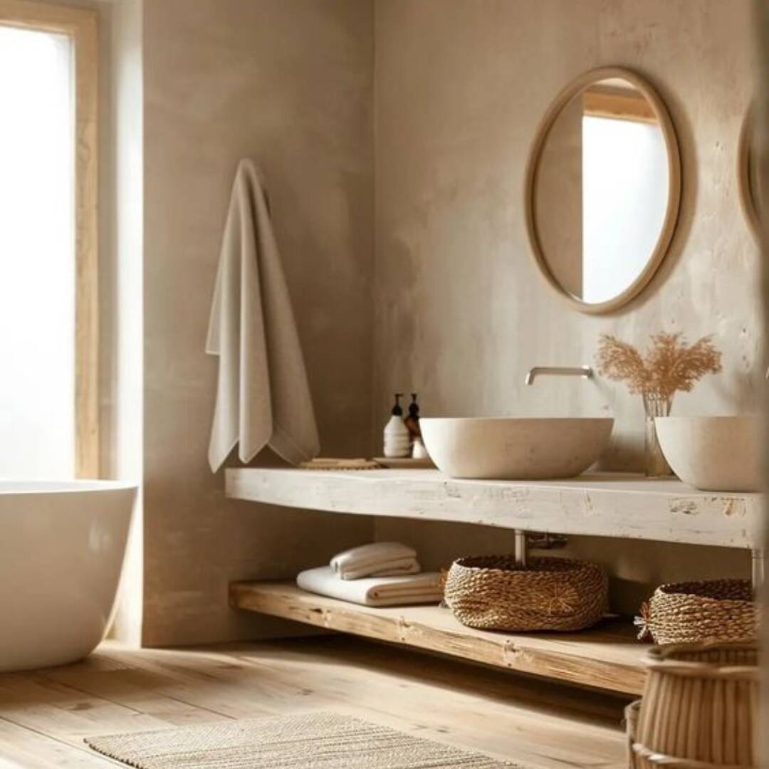 Modern Organic Bathroom Ideas: Nature-Inspired Elegance for 2025