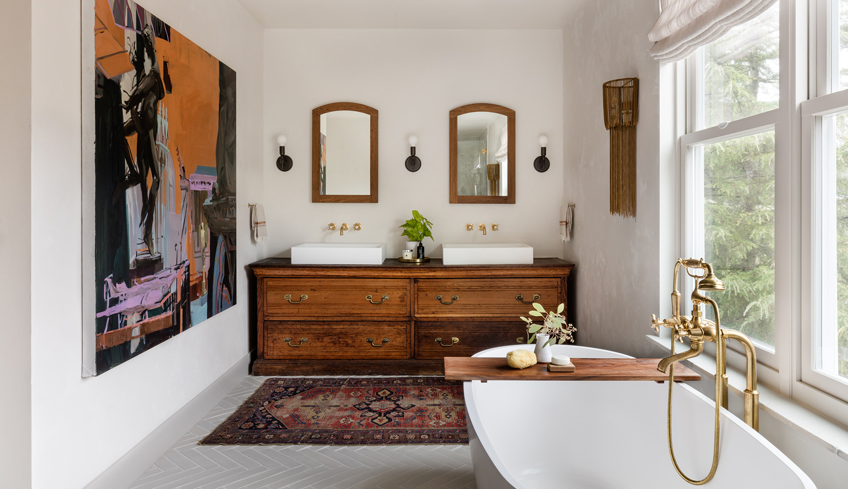 Small Farmhouse Bathroom, Clever Mirror Ideas to Maximize Space & Light [2025]