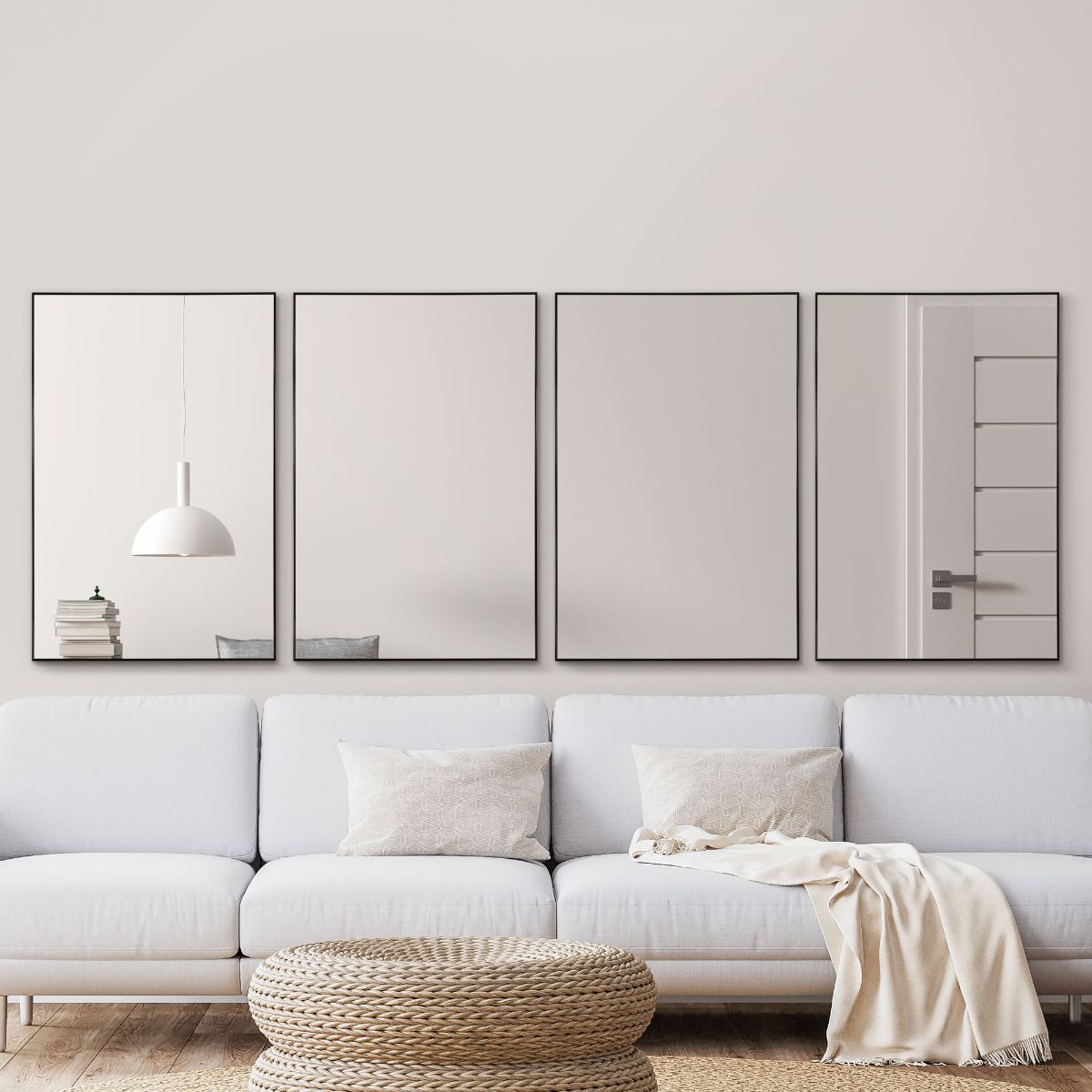 Small Living Room, Smart Mirror Wall Decor Ideas to Maximize Light & Space [2025]