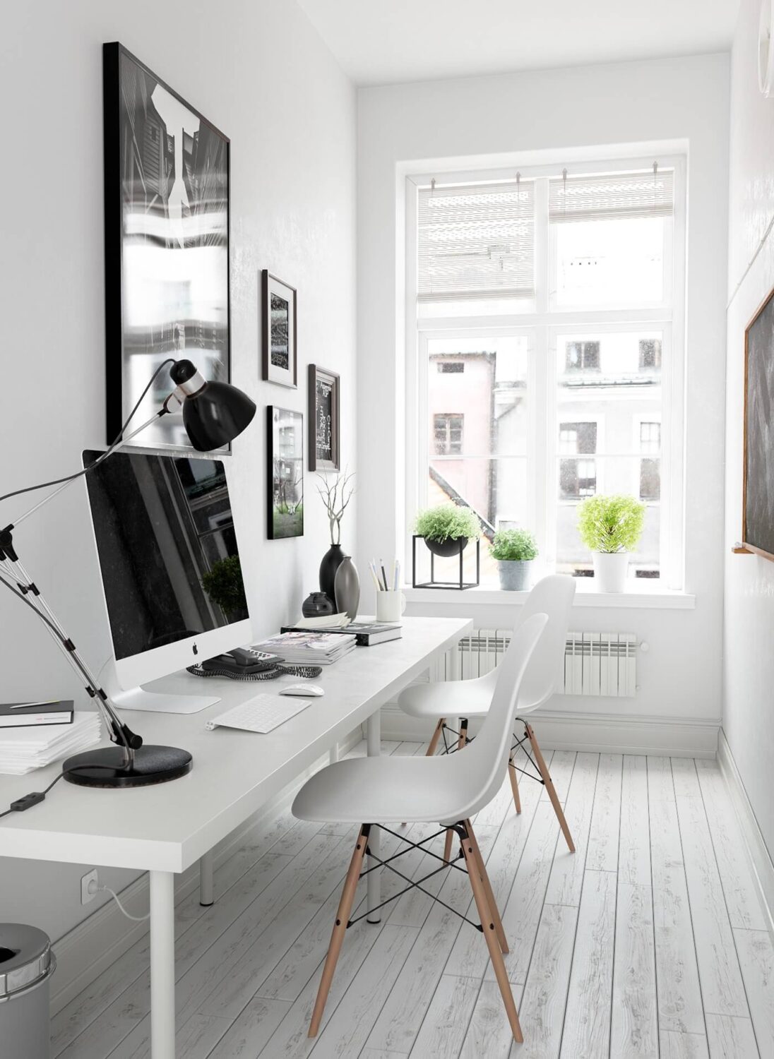 Stylish Double Desk Office Ideas Creating a Functional & Aesthetic Shared Workspace in 2025