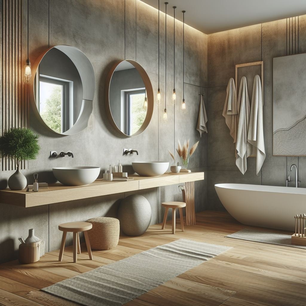 The Ultimate Guide to Modern Organic Bathroom Ideas, Materials, Textures & Layouts