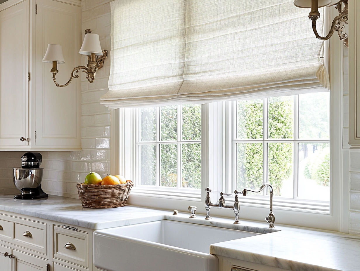 Top Kitchen Sink Window Treatment Ideas Blinds, Curtains, Shades & More!