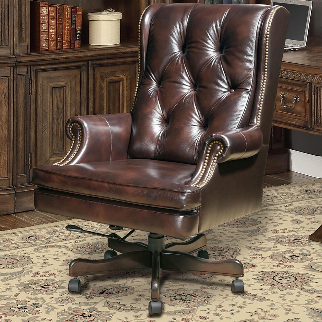 Transform Your Workspace Stylish Home Office Leather Desk Chairs for a Premium Look