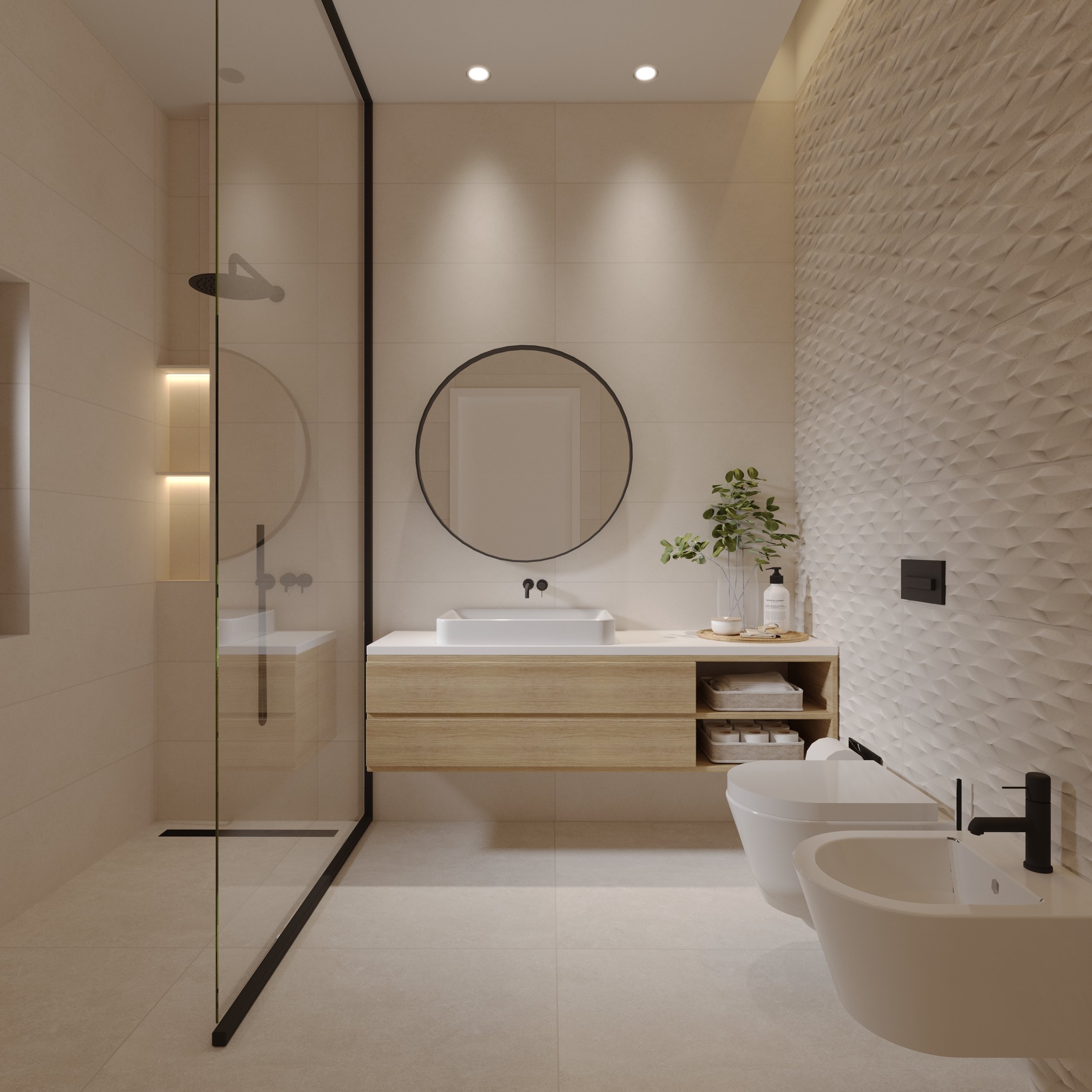 Why Modern Beige Bathrooms Are Trending in 2025, Inspiration & Design Tips