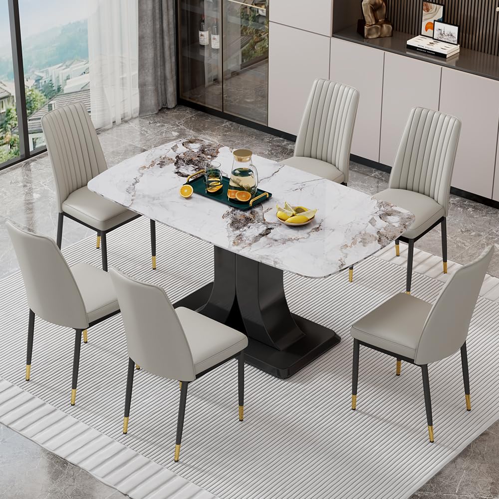 10 Stunning Marble Dining Table and Chair Sets for a Luxurious Dining Room