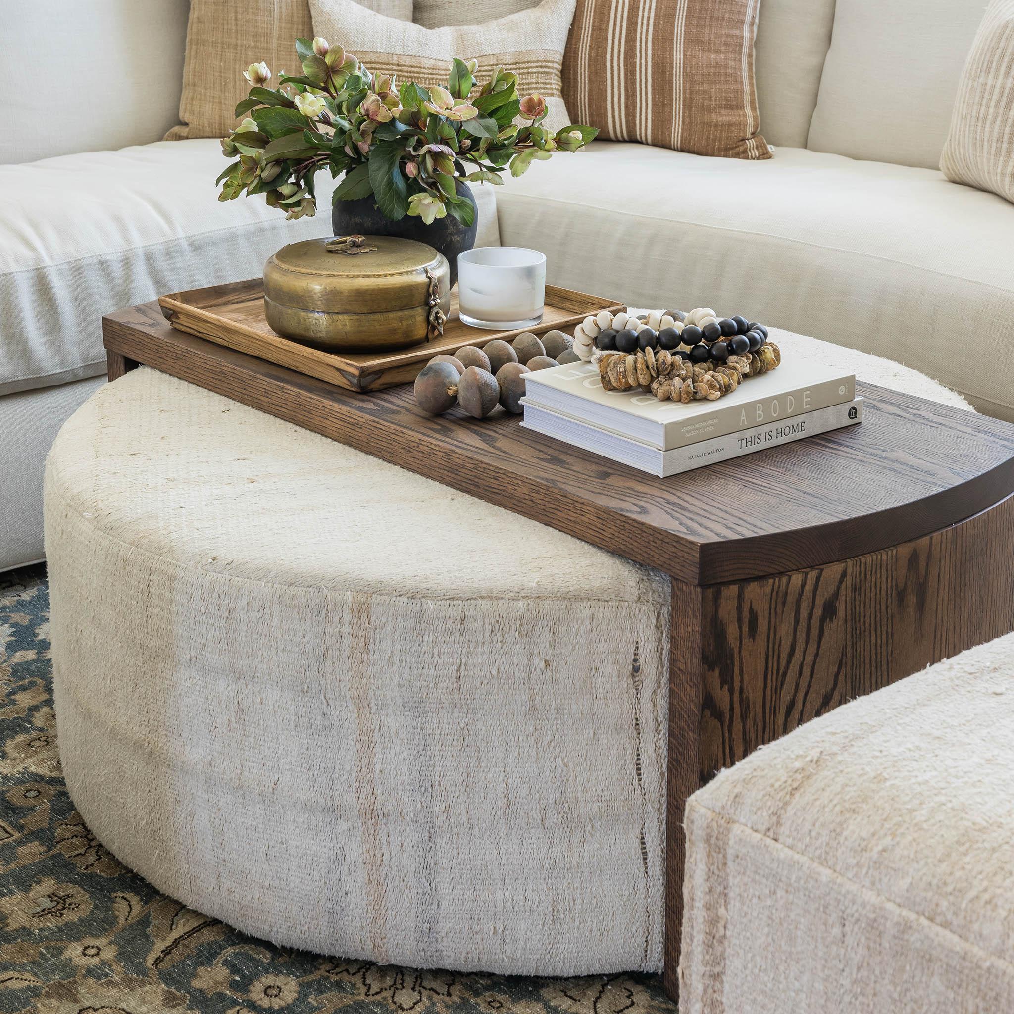 10 Stylish Round Ottoman Tables for Your Living Room in 2024