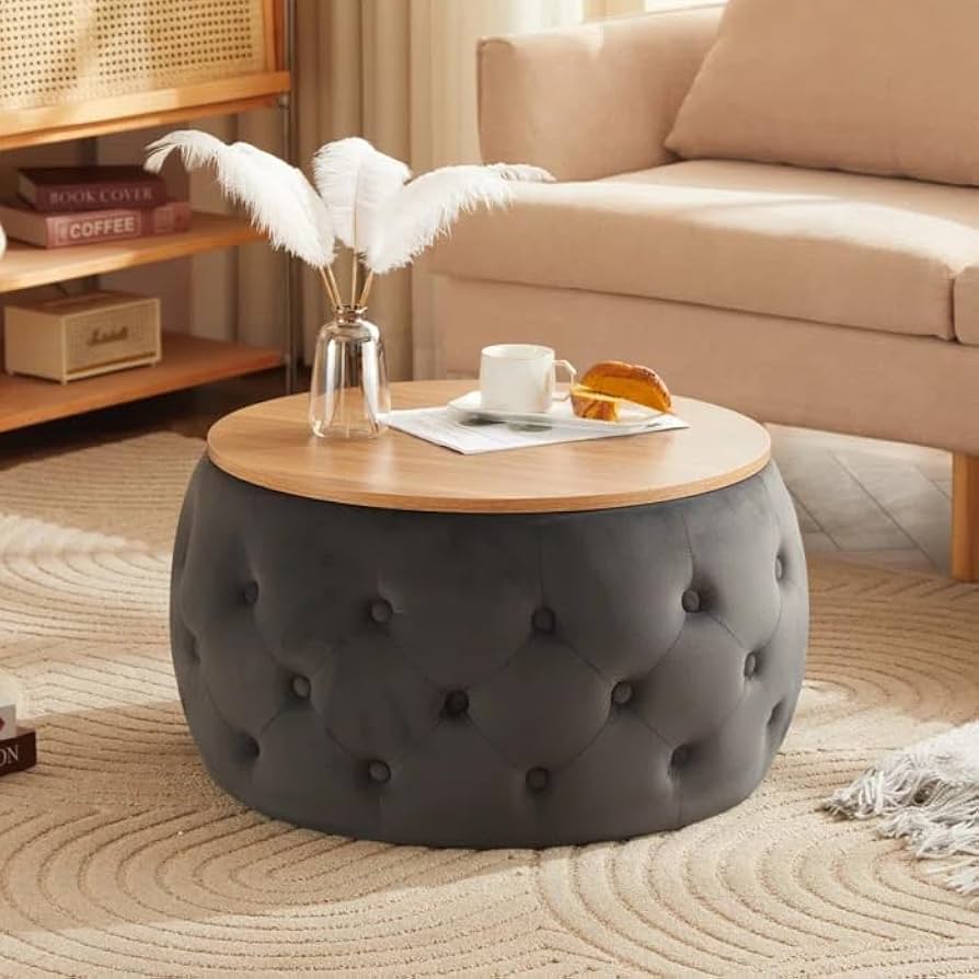Affordable Round Ottoman Tables with Hidden Storage – Top Picks
