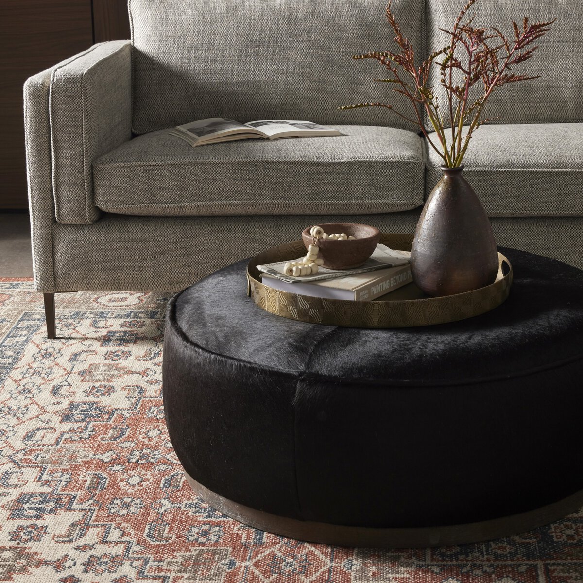 DIY Round Ottoman Table. Step-by-Step Tutorial for Beginners