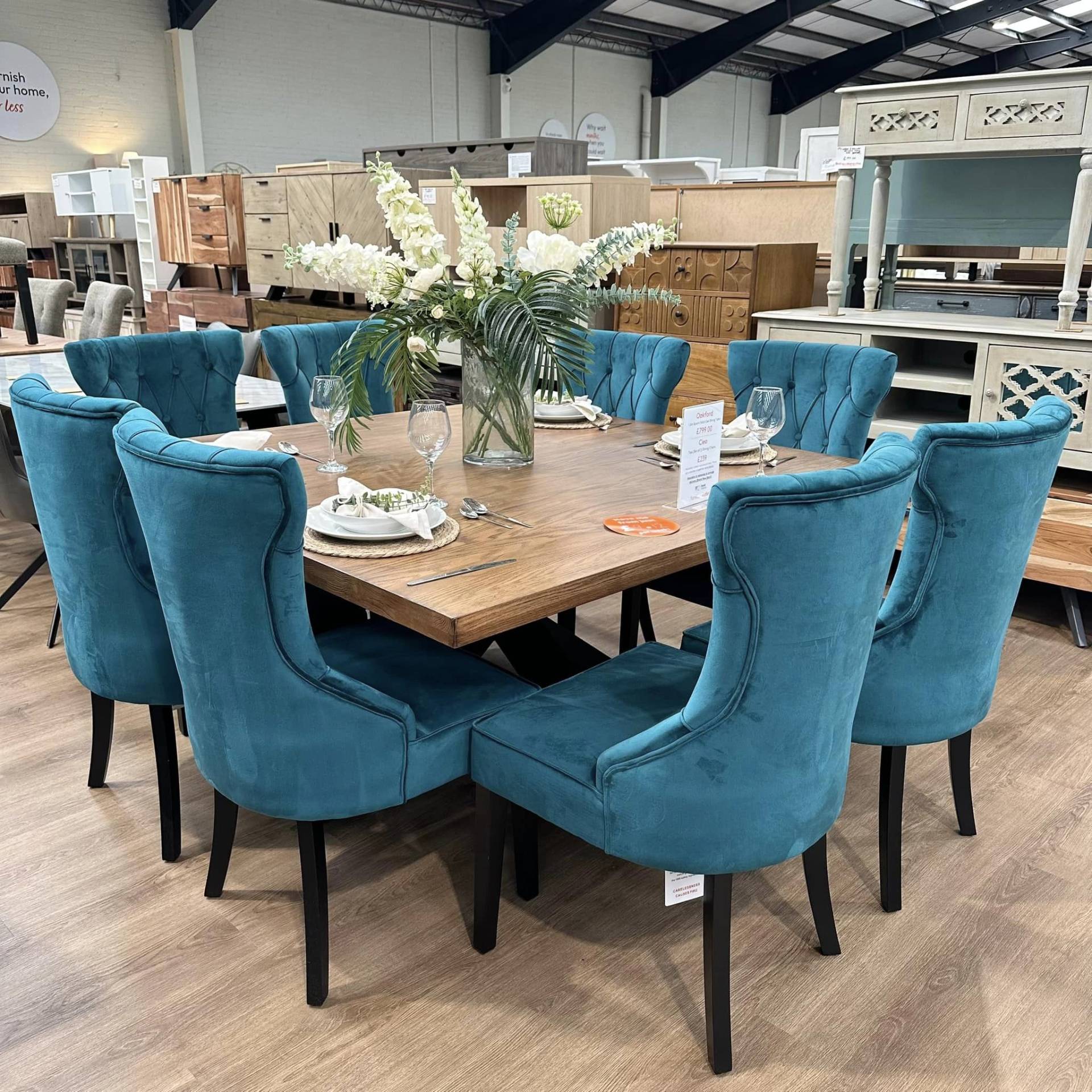 Elegant Dining Table and 8 Chair Set for Modern Homes – Best Deals 2025