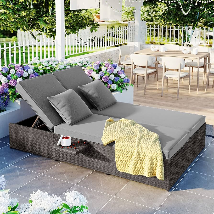 Hanging & Adjustable Outdoor Double Chaise Lounge Chairs, Find Your Perfect Match