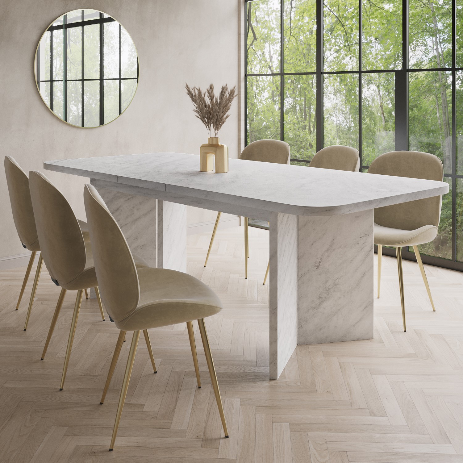 Luxury Marble Dining Table and Chair Set Ideas to Elevate Your Home Decor