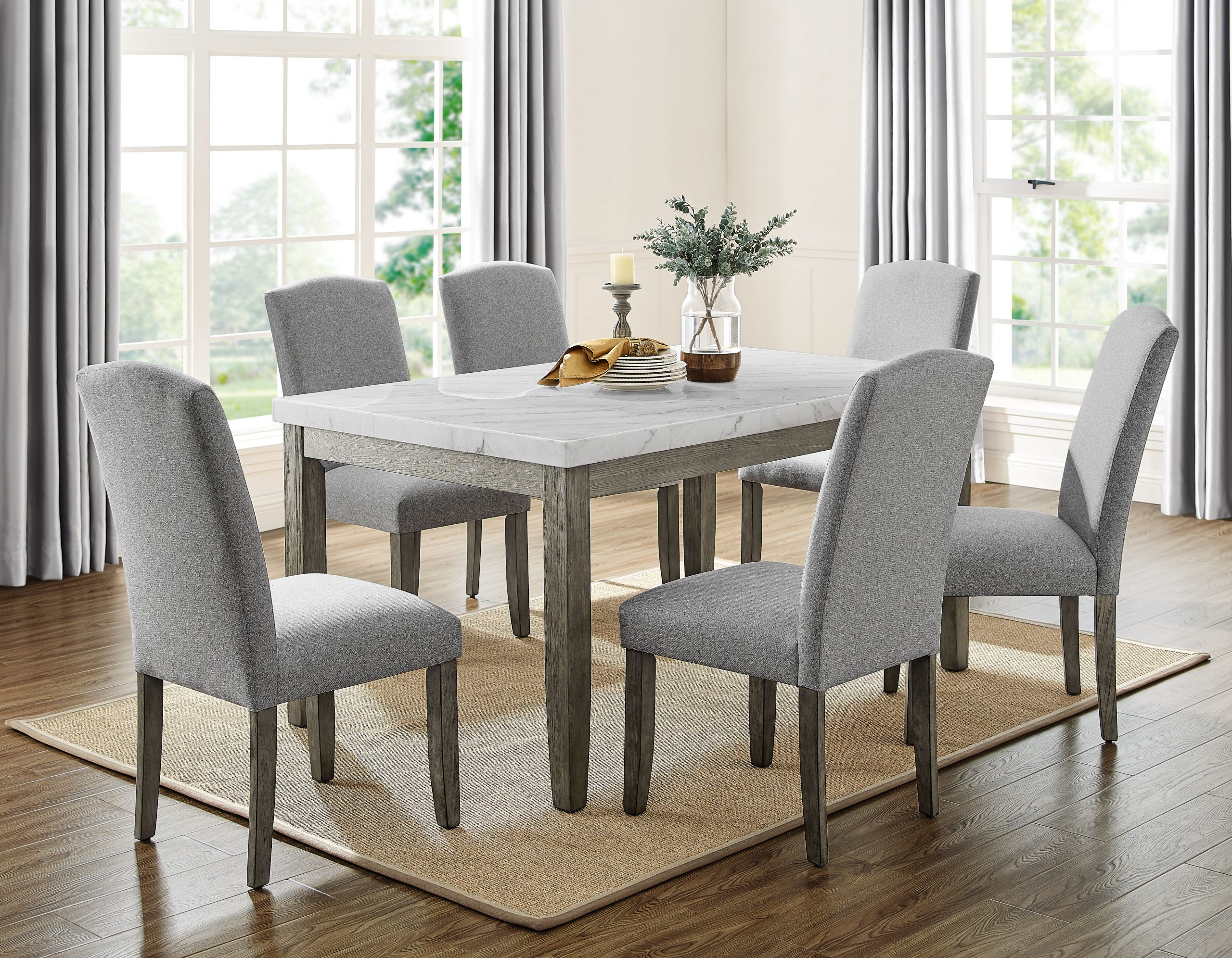 Marble Dining Table and Chair Set, Elegant Designs for Modern Homes