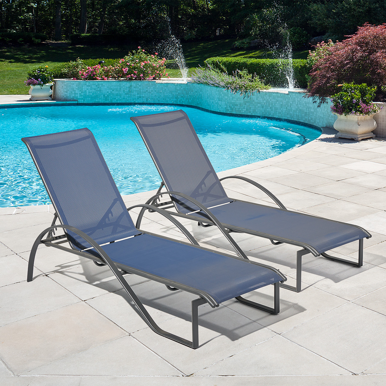 Shop Best Outdoor Sling Lounge Chairs. Durable & Modern Designs