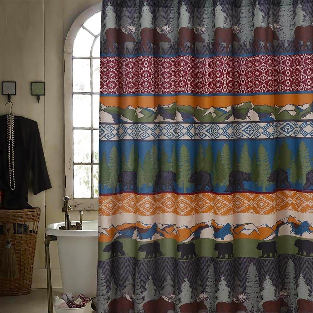Trending Cabin Shower Curtains. Modern Farmhouse, Woodland & Classic Lodge Styles for 2025