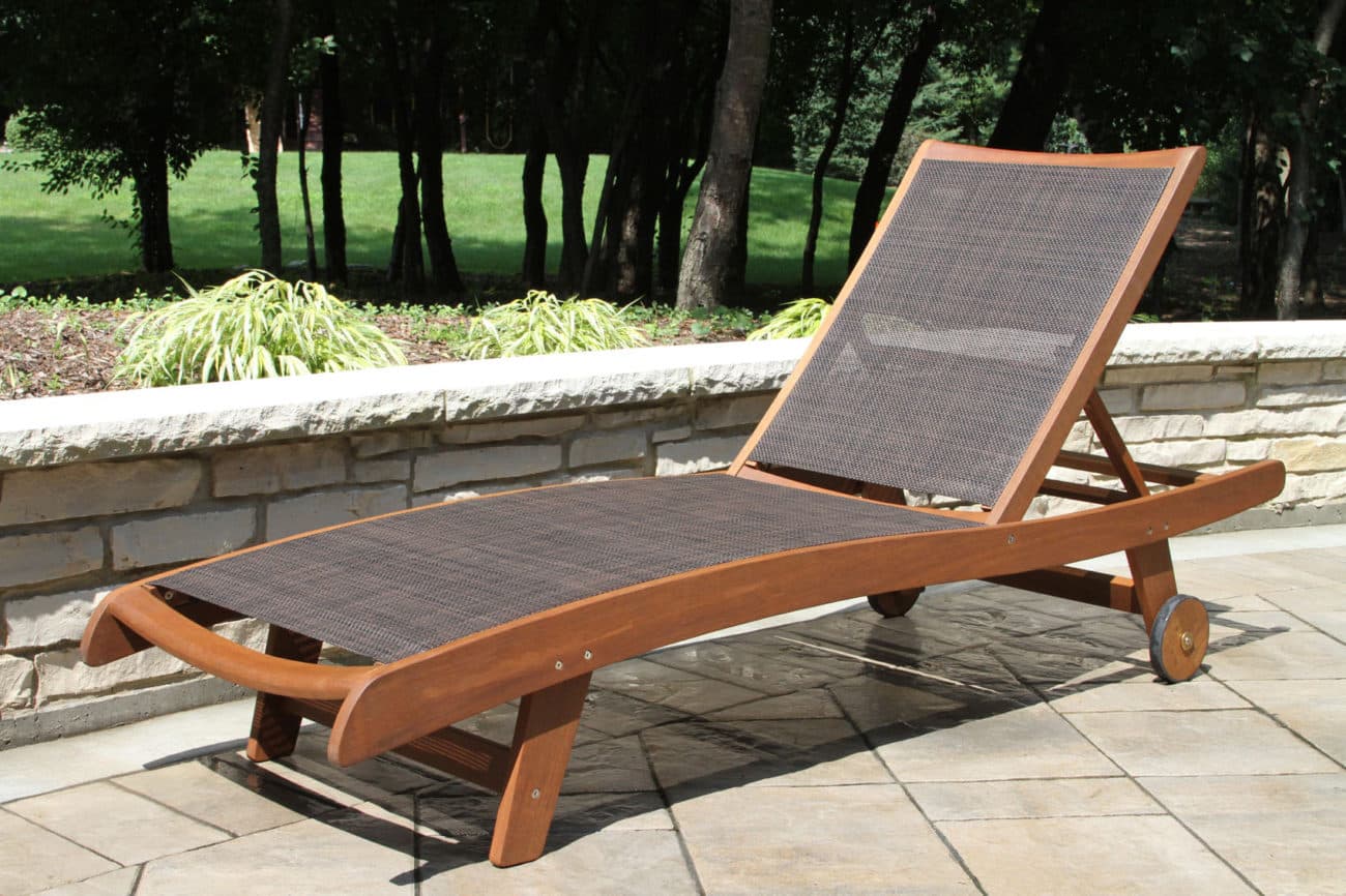 Weatherproof Sling Lounge Chairs. Relax in Style, Season After Season