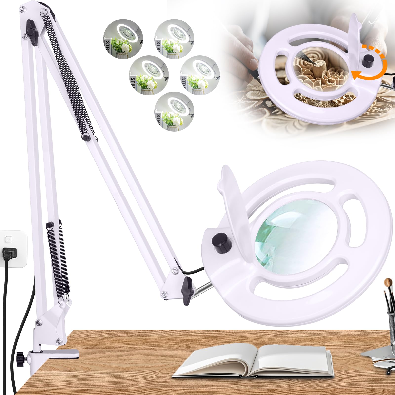 10 Best Swing Arm Magnifying Lights for Precision Work [2025]