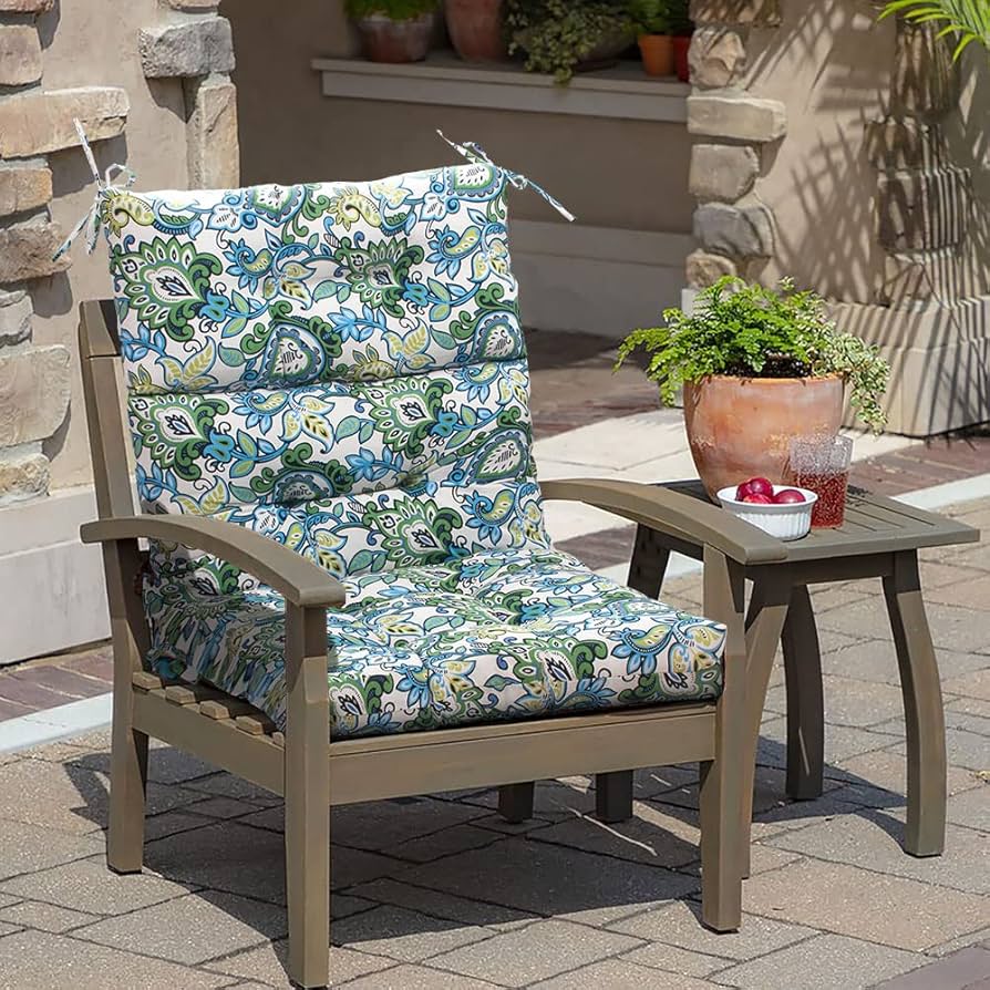 Best Outdoor Patio High Back Chair Cushions – Durable & Weather-Resistant