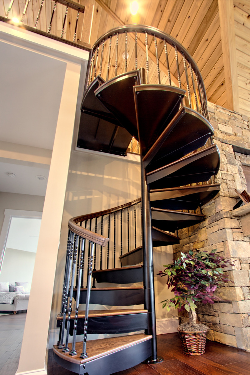 Best Spiral Steel Staircase Designs, Space-Saving & Elegant