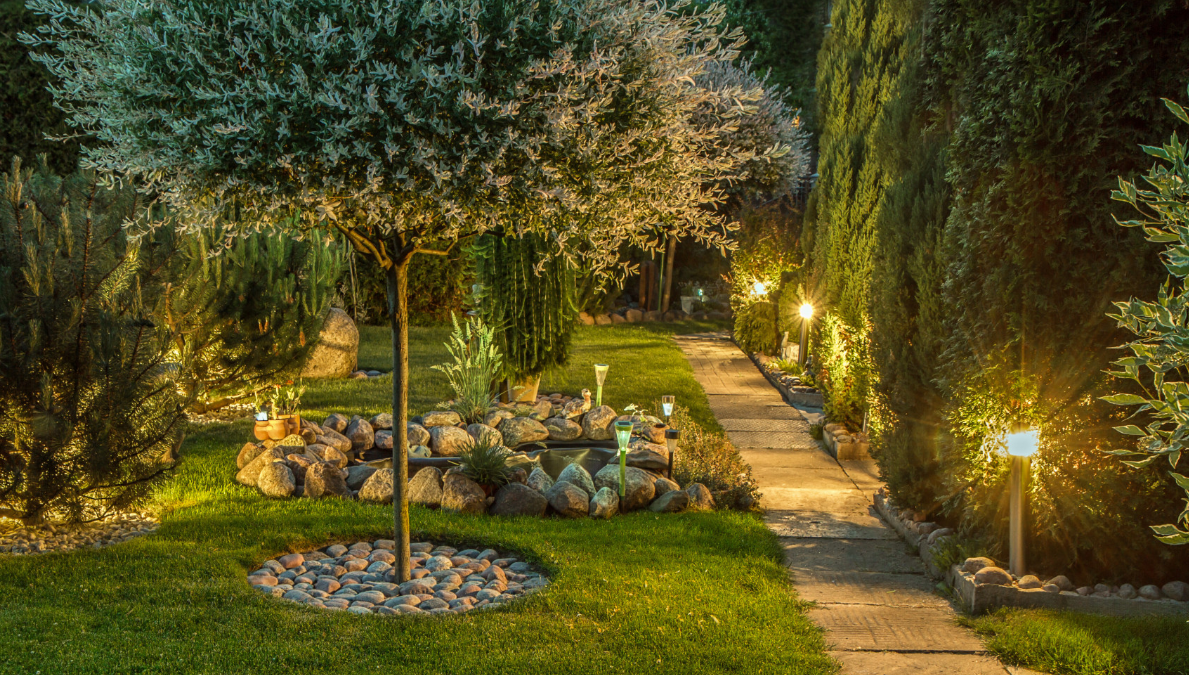 Energy-Efficient Landscape Lighting Design. Save Money & Enhance Beauty