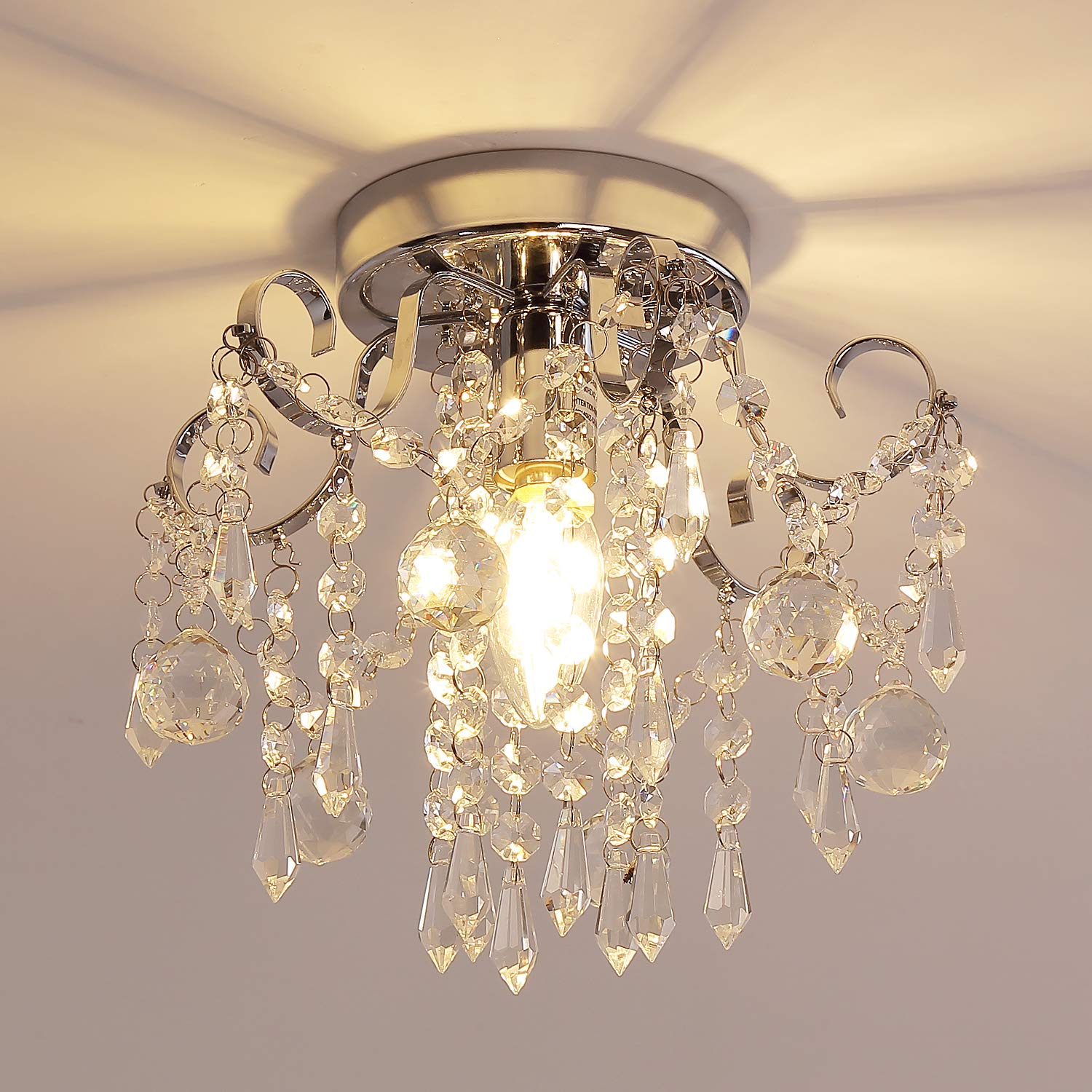 Small Crystal Chandelier Ideas. Luxurious Lighting for Compact Spaces