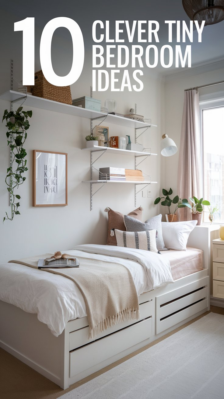 10 Clever Tiny Bedroom Ideas For Maximizing Space - Naturally Balanced Eats throughout Unlock the Potential of Your Tiny Bedroom A Guide to Smart Design