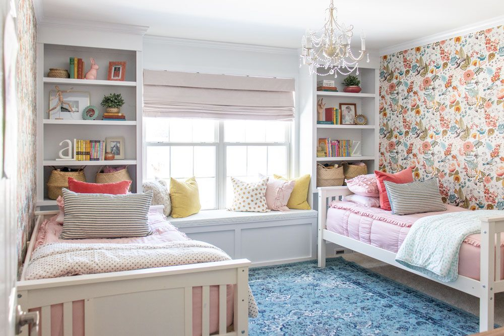 10 Inspiring Shared Room Layouts For Girls The Perfect Bedding For All ... for
