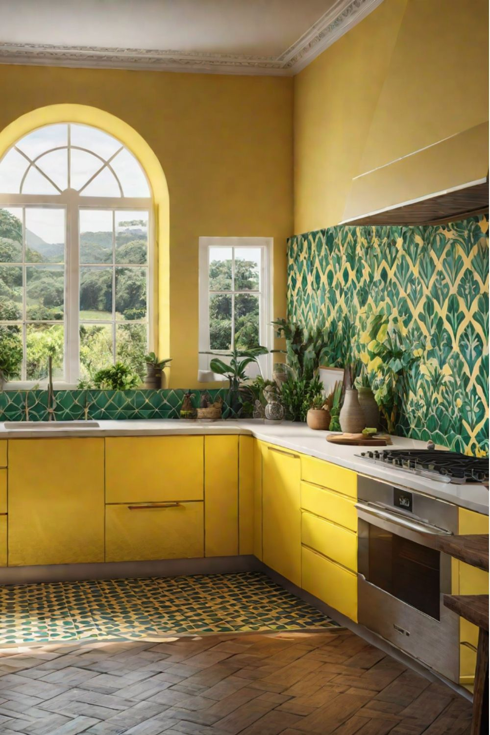 From Drab to Fab Revitalizing Your Kitchen with Modern Wallpaper