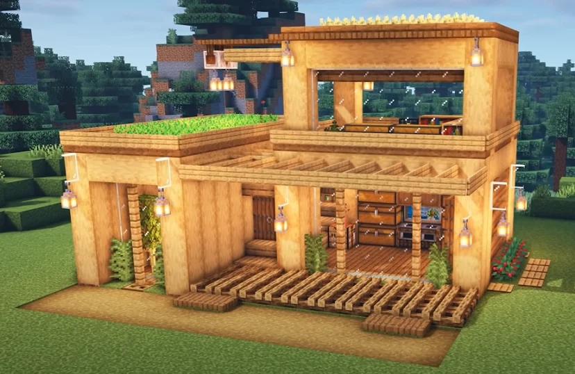 10 Minecraft House Ideas: Easy And Simple Designs - Fineshare regarding House Design Ideas Minecraft