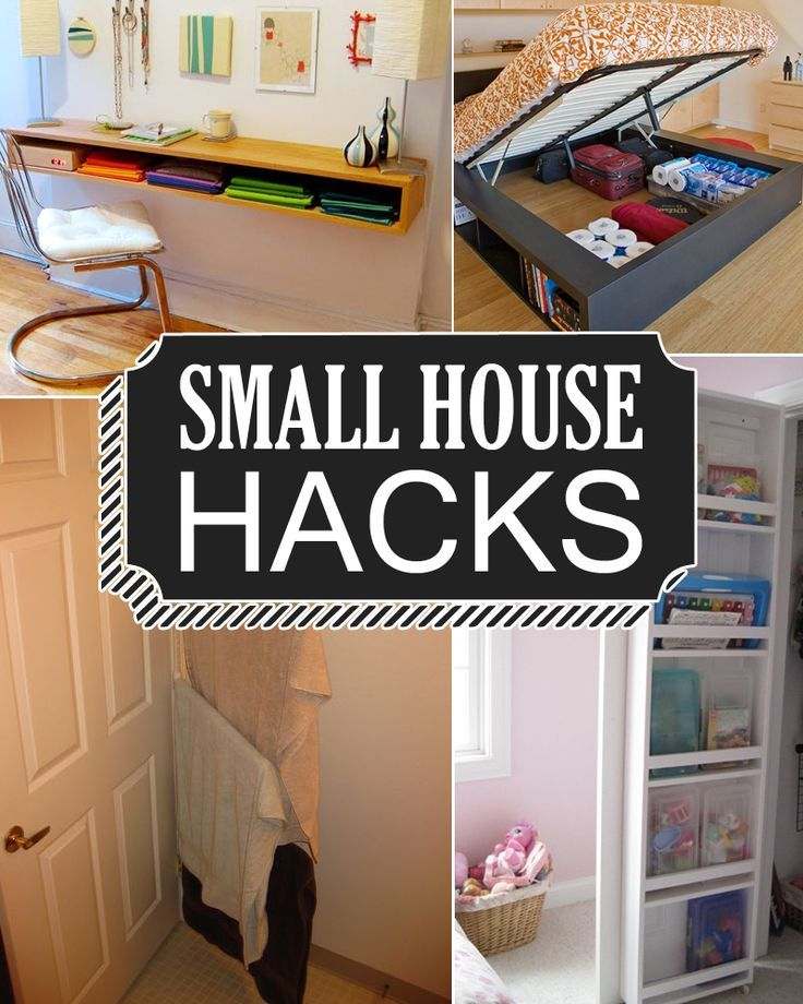 10 Small House Hacks To Maximize And Enlarge Your Space | Small House ... regarding Affordable Design Hacks to Make Your Small Home Feel Bigger