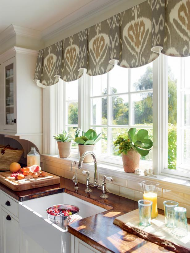 10 Stylish Kitchen Window Treatment Ideas | Hgtv pertaining to