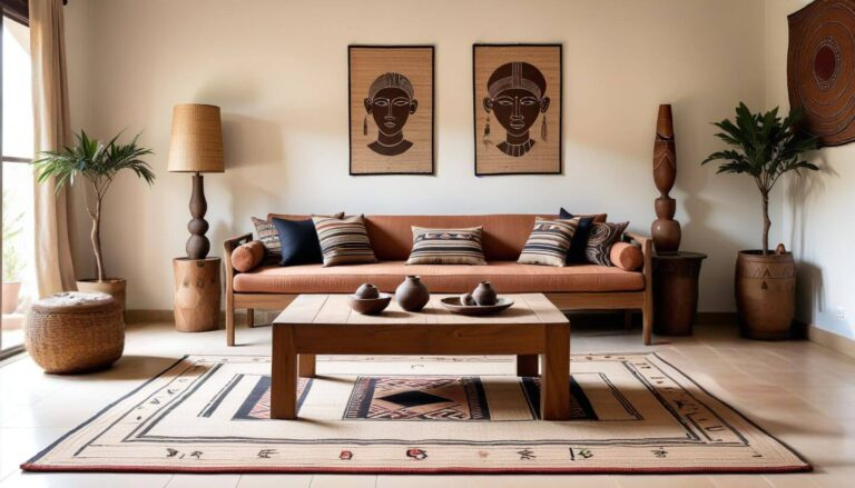 11 African Interior Design Ideas For A Stunning Home - Okanly within Authentic African Touches for a Welcoming Home