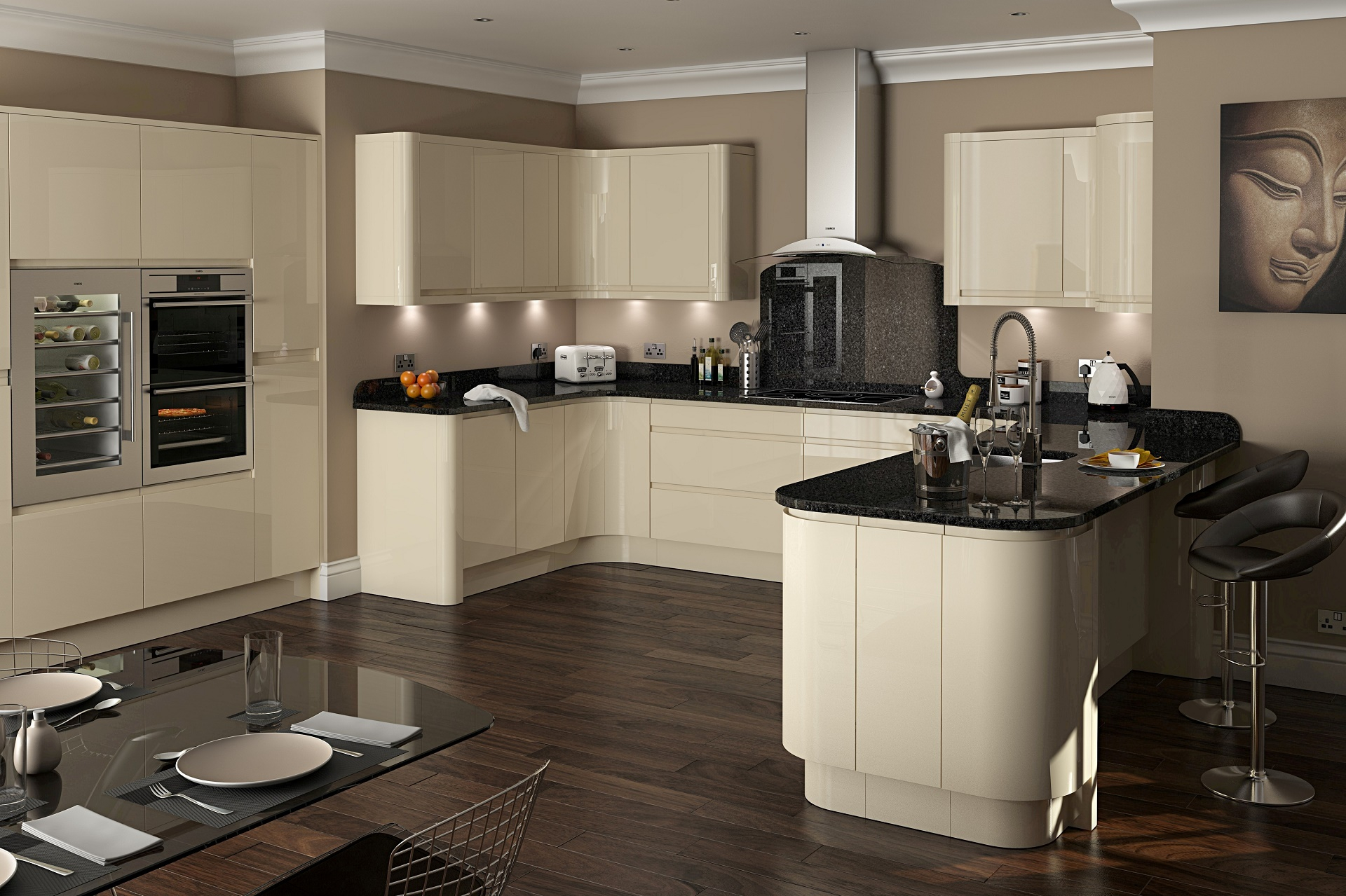 11 Amazing Interior Design Ideas For Kitchen (Large Space) - Interior ... throughout Kitchen Interior Design Ideas