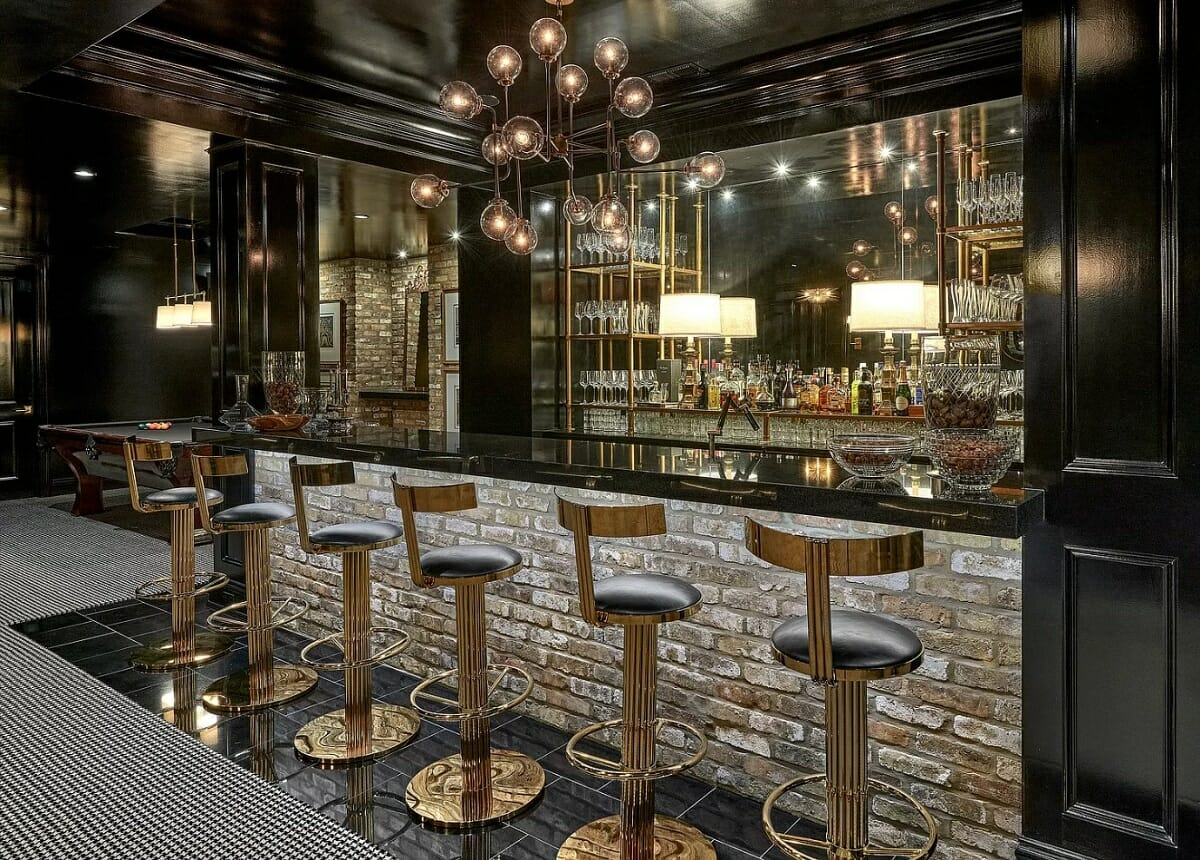 12 Best Home Bar Ideas For Happy Hour At Home - Decorilla in Beyond the Bar Top Essential Elements for Inviting Bar Interiors