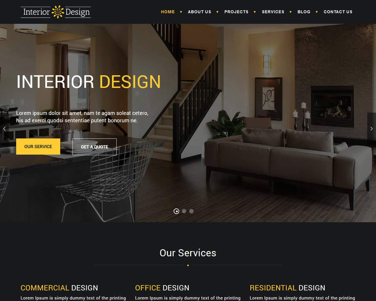 12 Best Interior Design Website Templates 2024 - Templatemag within Best Site For Interior Design Ideas