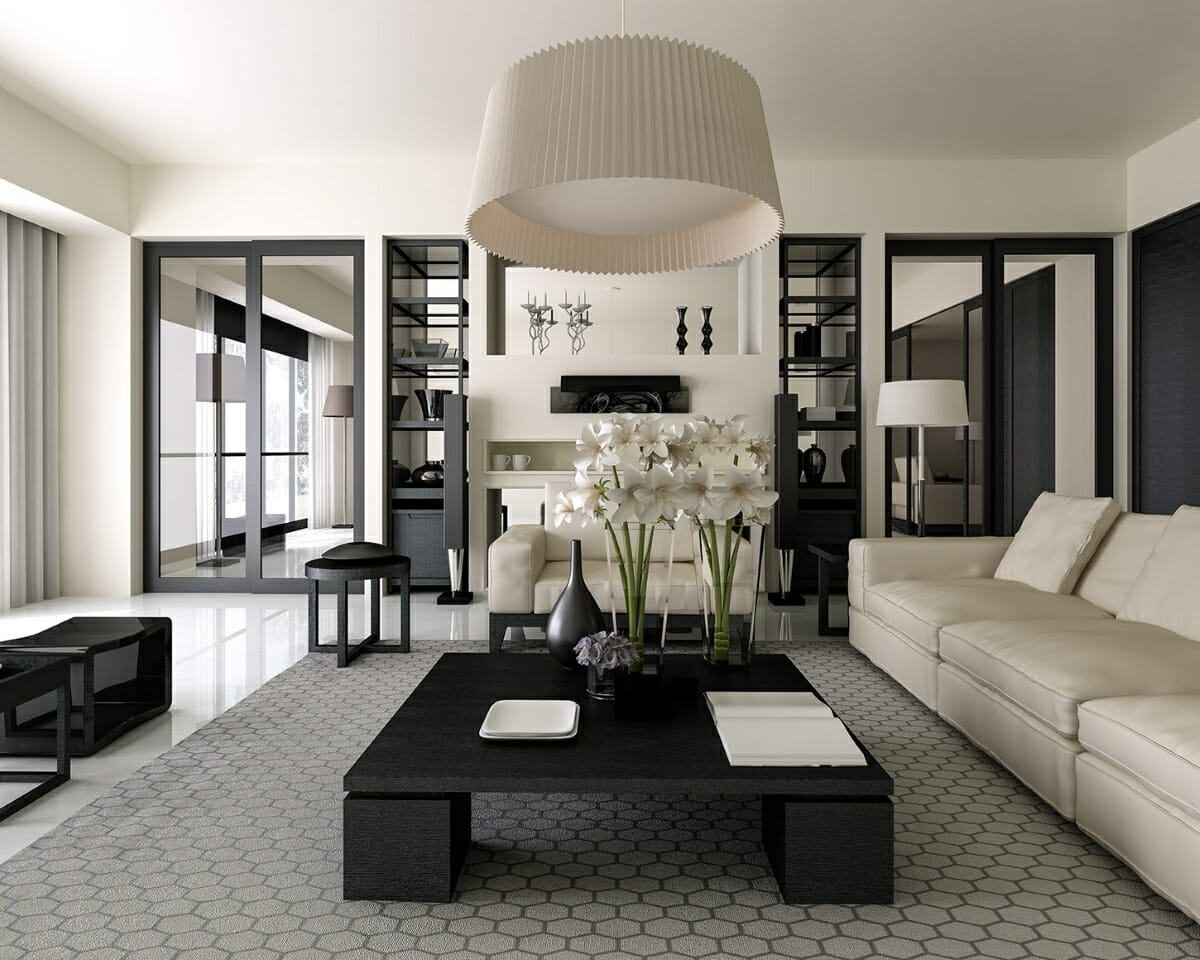 12 Black And White Interior Design Ideas For Monochrome Magic inside