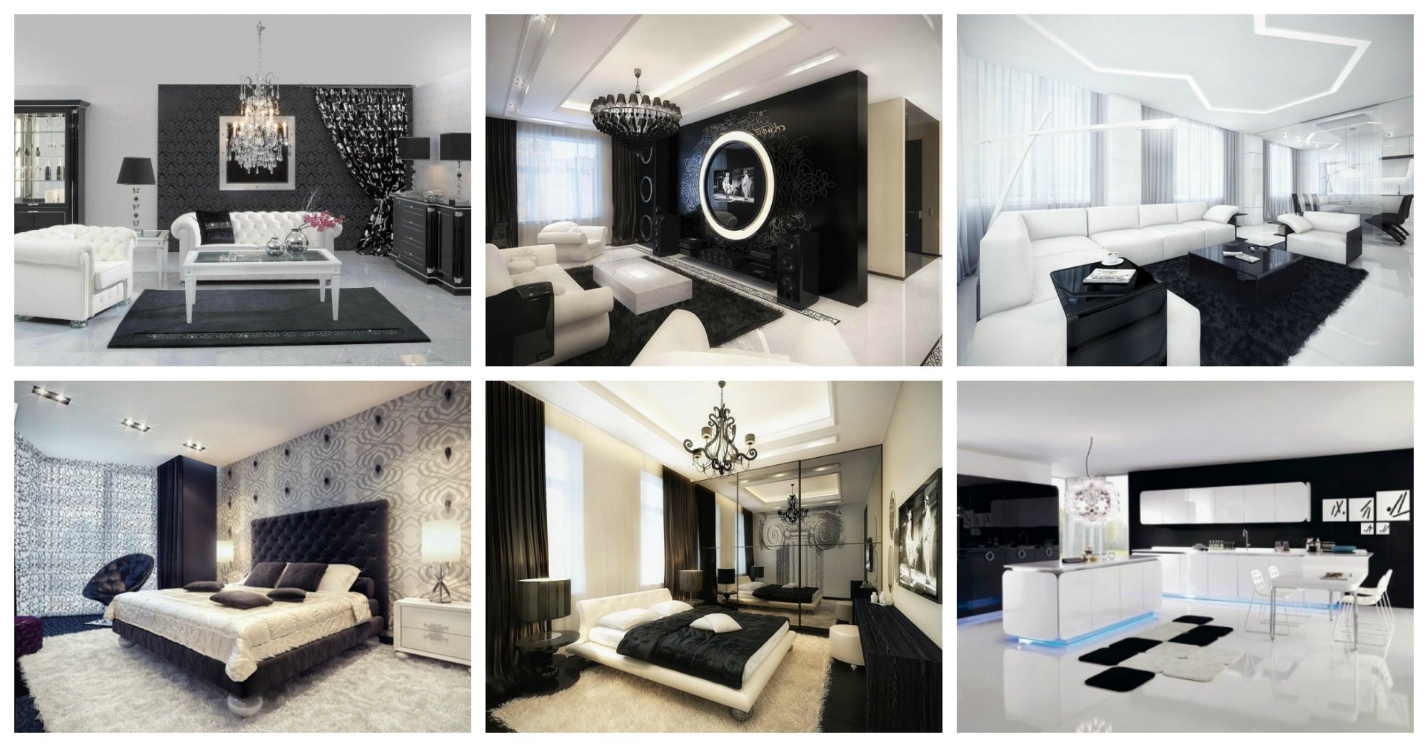 12 Contemporary Black And White Interior Designs - Top Dreamer with regard to Discovering the Power of Black and White in Modern Interior Design