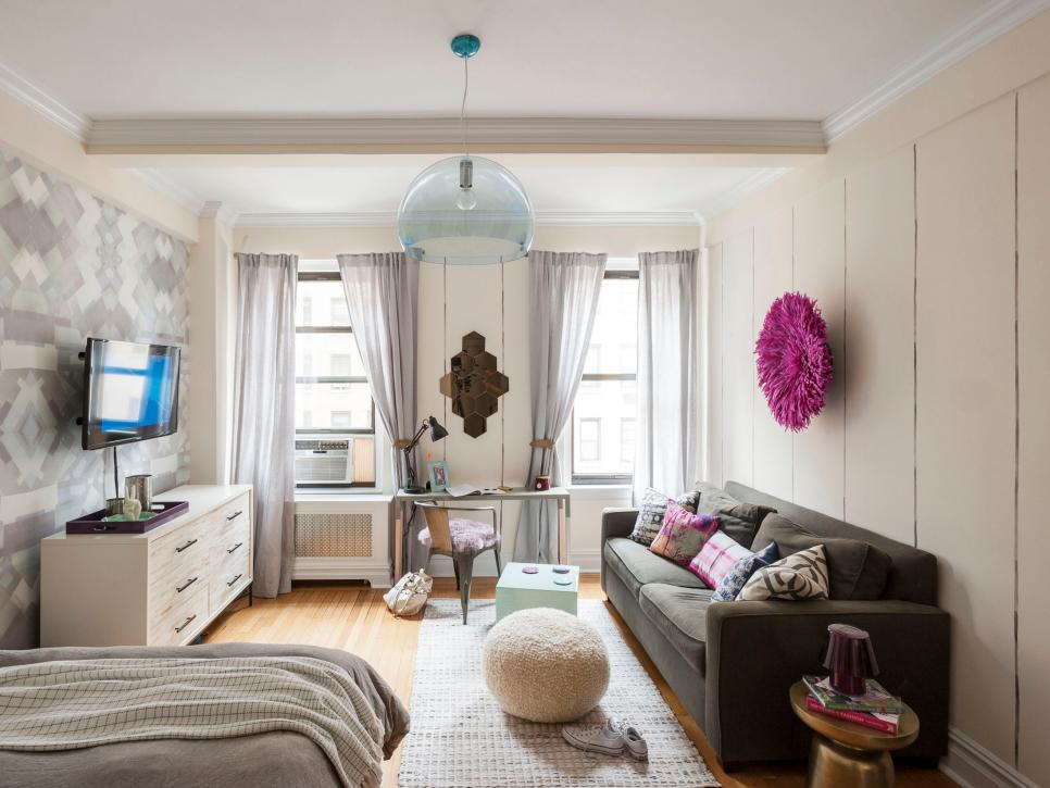 12 Design Ideas For Your Studio Apartment | Hgtv's Decorating &amp;Amp; Design ... with Interior Design Ideas Studio
