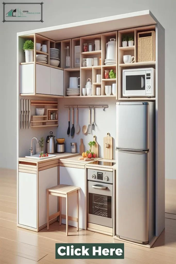 12 Genius Kitchenette Ideas For Small Spaces: Maximizing Functionality ... with Smart Spaces The Future of Kitchen Functionality in 2025