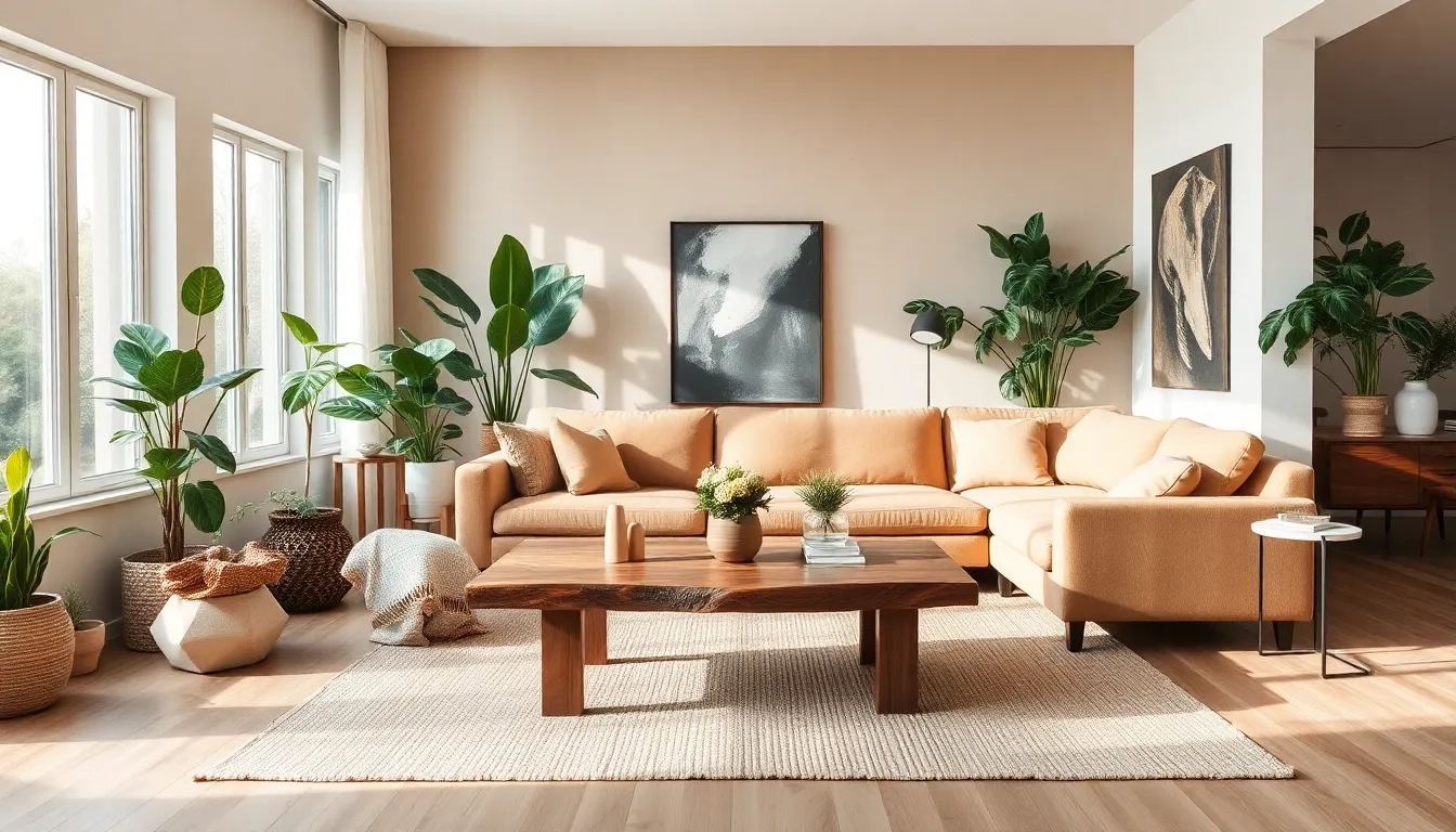 12 Stunning Organic Modern Living Room Ideas To Elevate Your Space (You ... for From Bland to Beautiful Elevate Your Living Room with Modern Touches