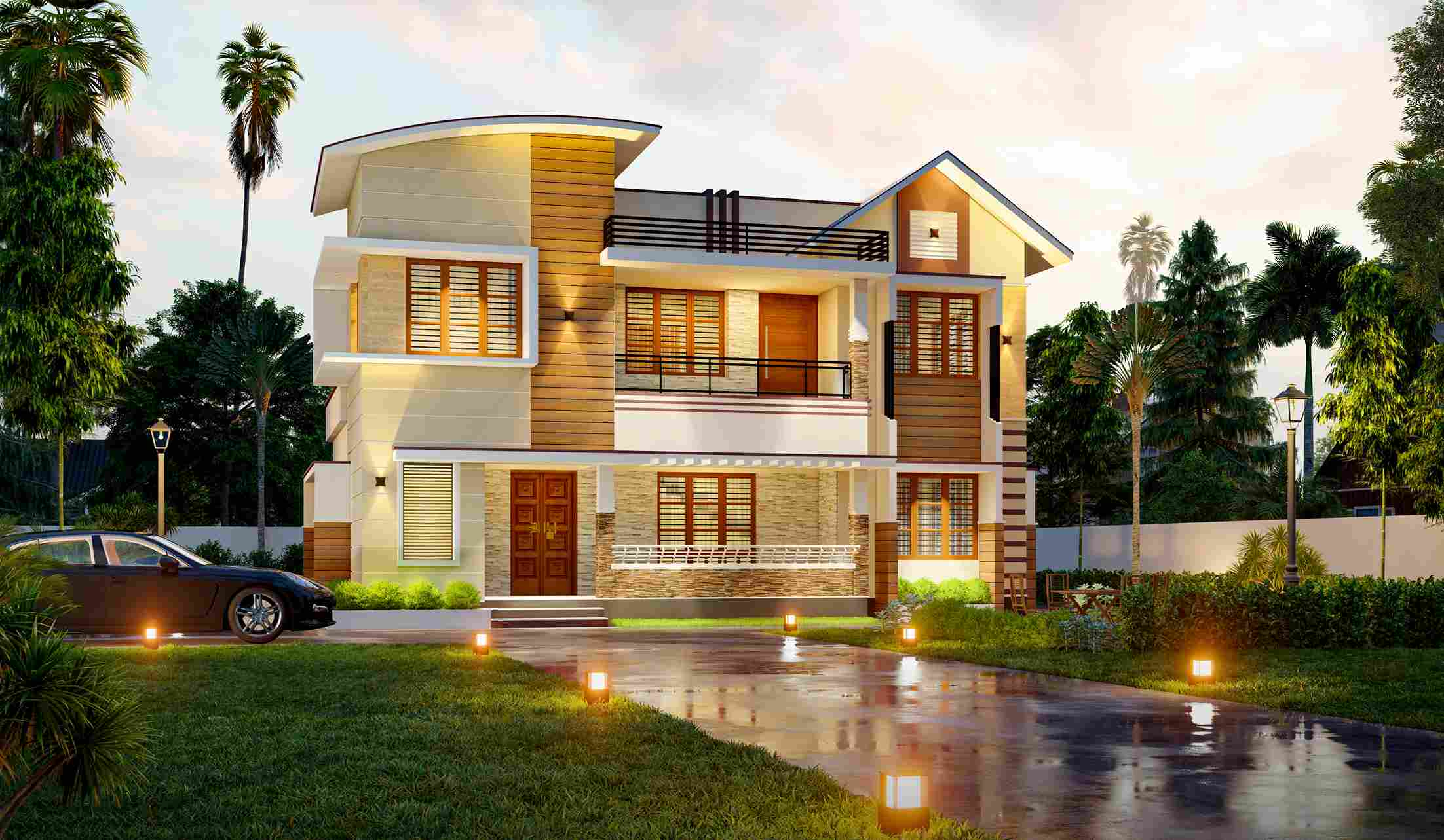 15 Best Normal House Front Elevation Designs - House Front Elevation ... for From Drab to Dazzling Inspiring Front House Design Concepts