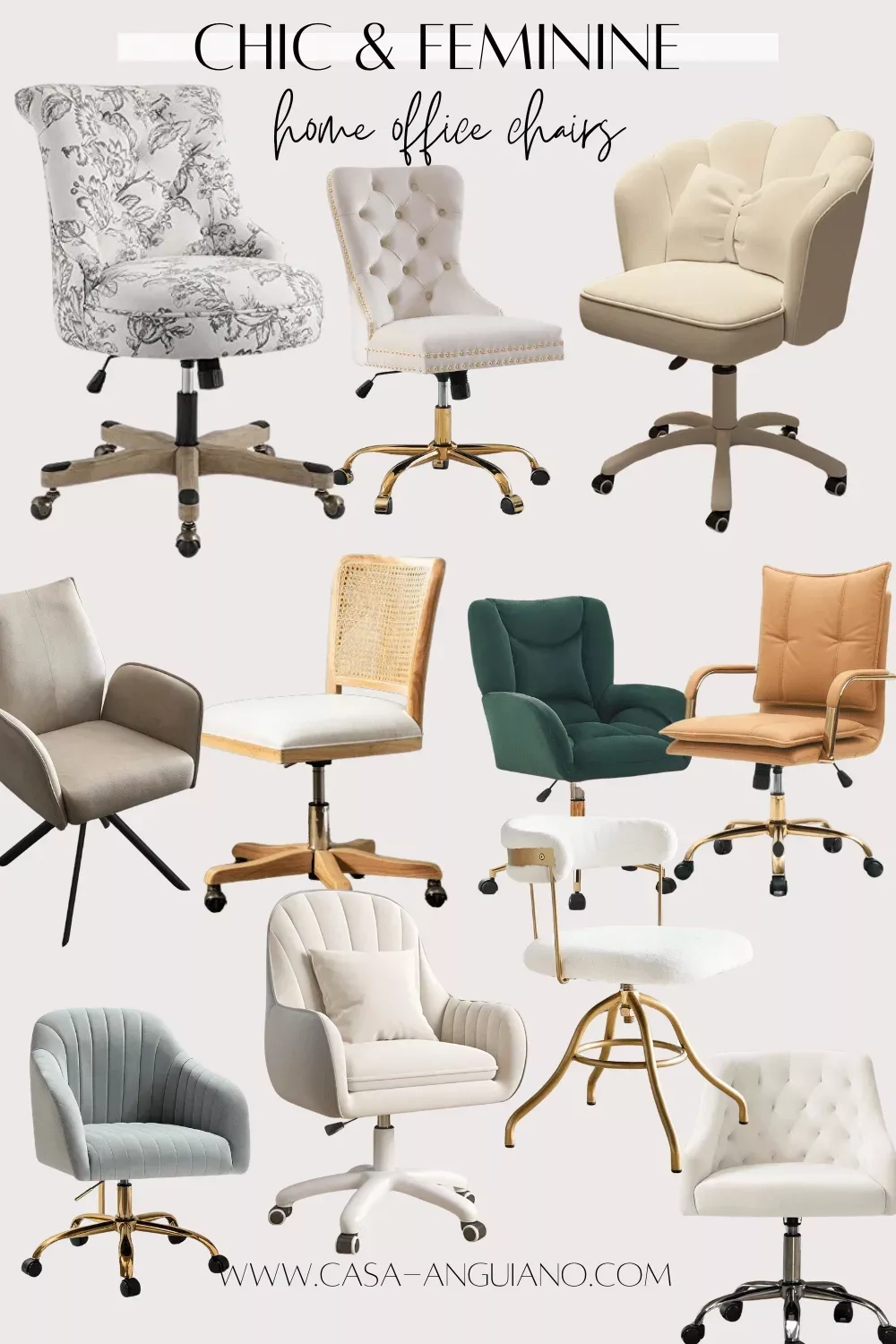15 Chic And Feminine Home Office Chairs – Artofit intended for Unveiling the Chicest Office Chairs Designed to Complement Your Decor