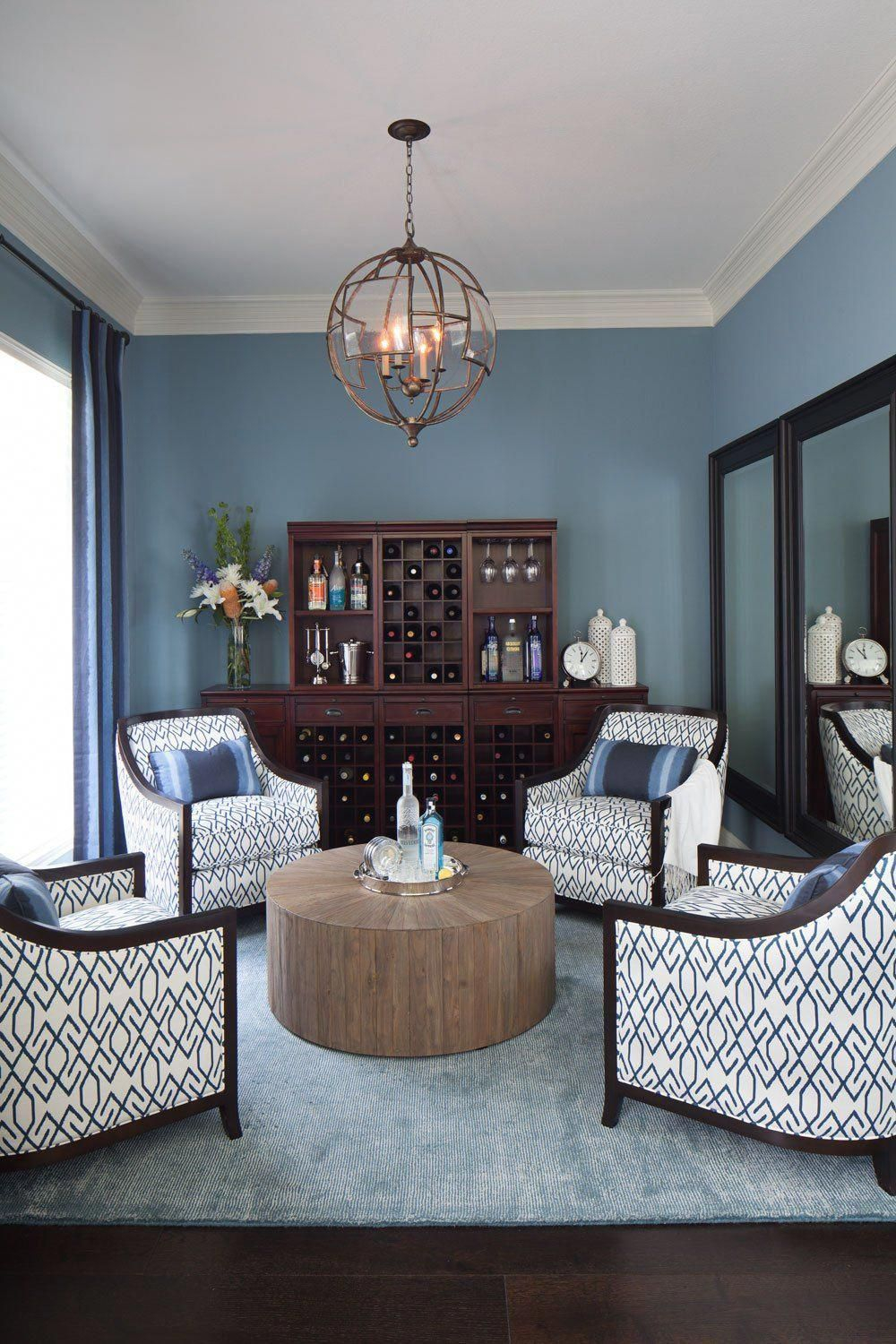 15 Circular Conversation Seating Areas: 4 Chairs Around A Coffee Table ... for Beyond the Coffee Table Understanding Wood Dining Table Placement in Living Rooms