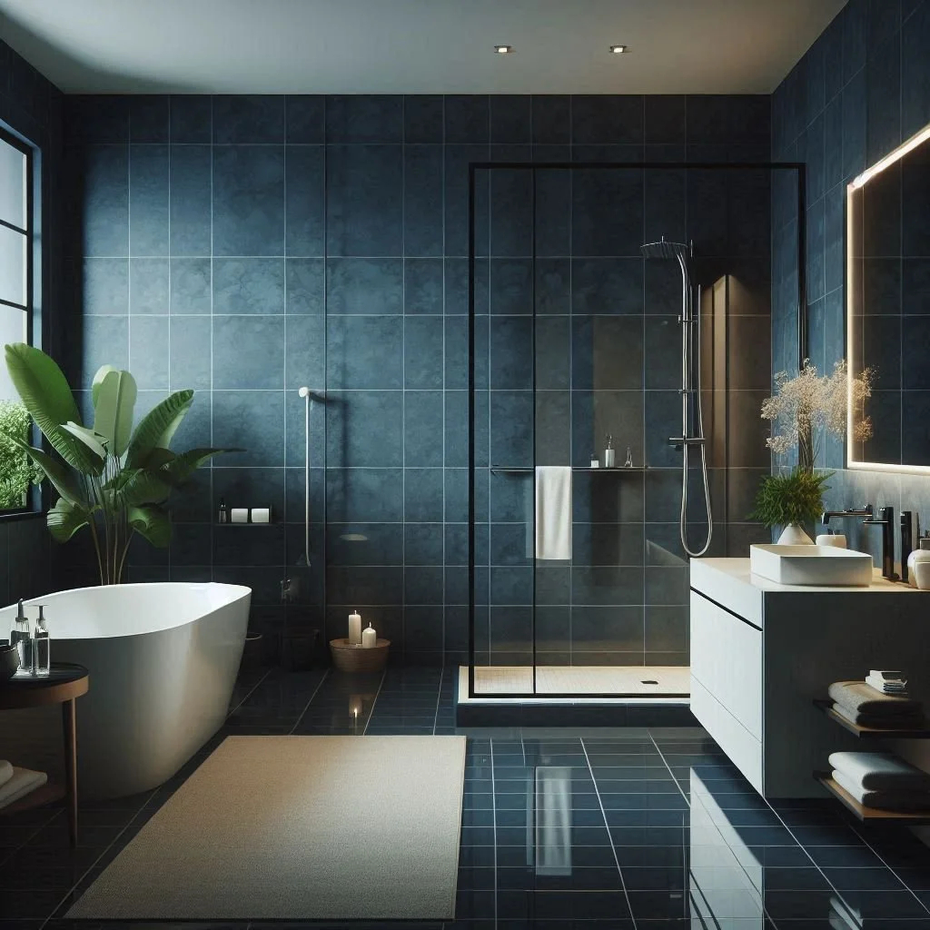 15 Dark Grey Bathroom Ideas For A Modern Look inside