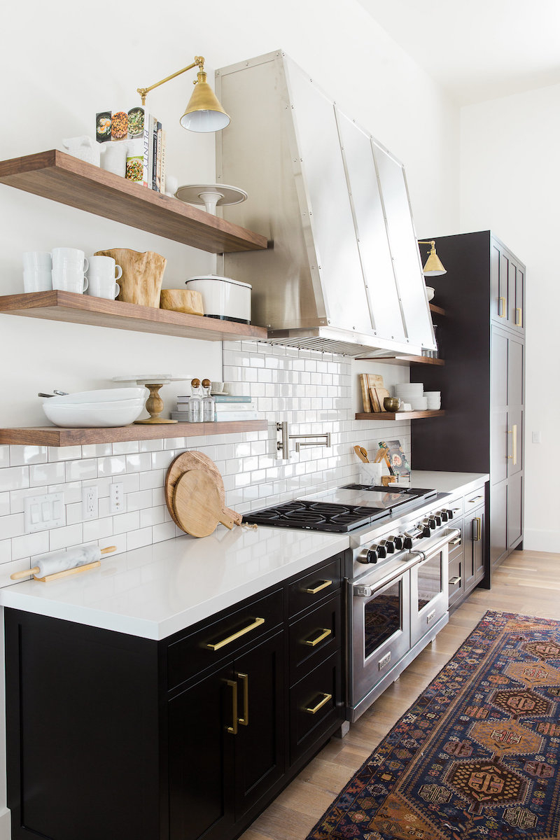 15 Lovely Kitchens With Open Shelving regarding
