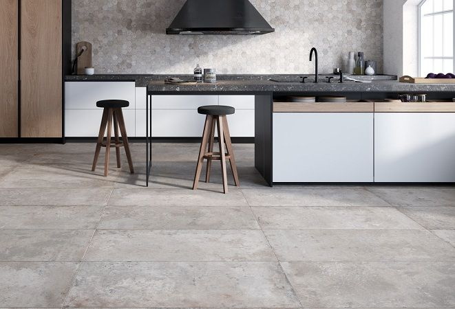 15 Modern Kitchen Floor Tiles Designs With Pictures In 2023 | Modern ... in From Concept to Realization Crafting Your Dream Modern Kitchen Tile Floor