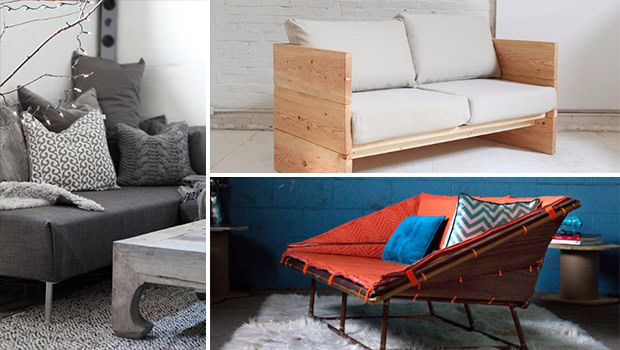 15 Simple Diy Sofa Ideas That Will Save You Some Cash intended for
